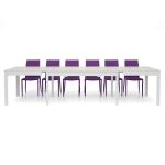 HANK - tavolo da pranzo moderno allungabile frassinato