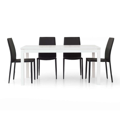 HARDY - tavolo da pranzo moderno allungabile frassinato