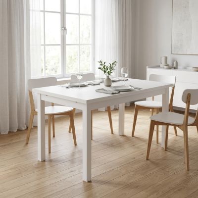 NATHANIEL - tavolo da pranzo moderno allungabile frassinato