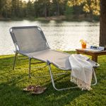 brandina pieghevole prendisole in alluminio colore casuale cm 190 x 58 x 40 h