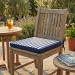 SERIUS - Cuscino per seduta idrorepellente a righe