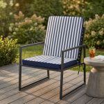 SANATY - cuscino medio con doppia cucitura idrorepellente a righe