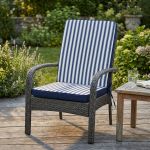 SANATY - cuscino medio con doppia cucitura idrorepellente a righe