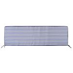 LONG FLATTY - cuscino 150 con doppia cucitura idrorepellente a righe