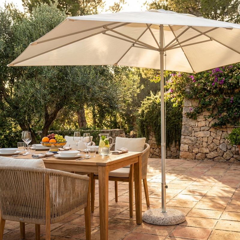 MERIDIES - ombrellone da giardino palo centrale 3 x 3 m