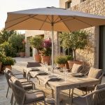 MERIDIES - ombrellone da giardino palo centrale 3 x 3 m