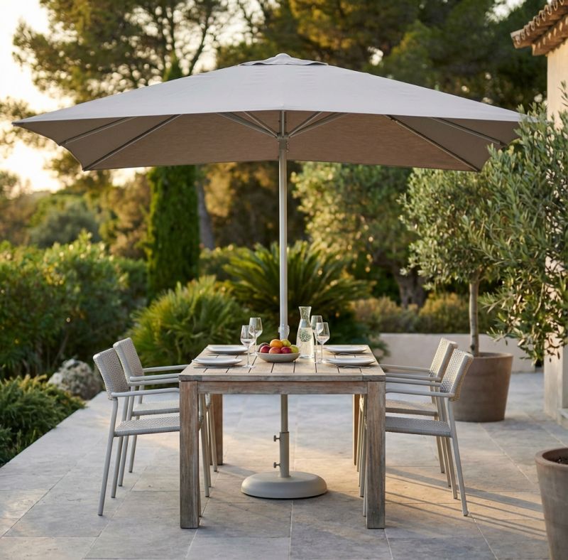 MERIDIES - ombrellone da giardino palo centrale 3 x 3 m