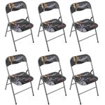 LUCIE - sedia pieghevole salvaspazio set da 6 city
