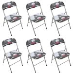 LUCIE - sedia pieghevole salvaspazio set da 6 city