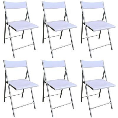 LUCIE - sedia pieghevole salvaspazio set da 6 quadro