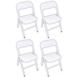 LUCIE - sedia pieghevole salvaspazio set da 4 monocolor