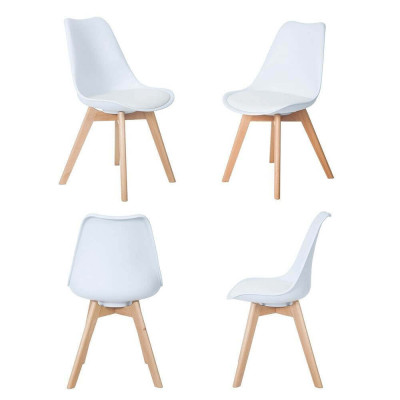 MARGOT - sedia nordica imbottita set da 6
