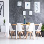 MARGOT - sedia nordica imbottita set da 6