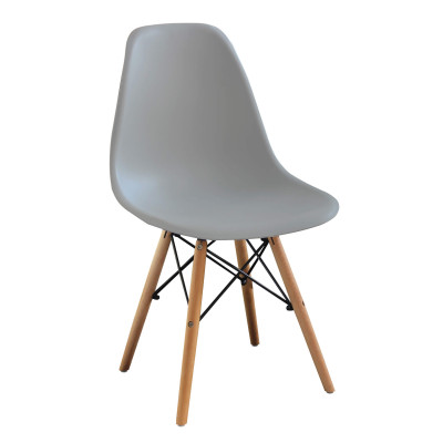 JULIETTE - sedia stile nordico con gambe in legno set da 2